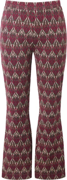 Studio Untold Schlaghose, Flared Legs, Jacquardmuster, Glitzer