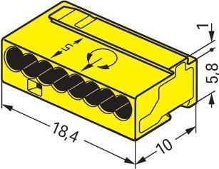 Actual product image Wago Verb.can terminal