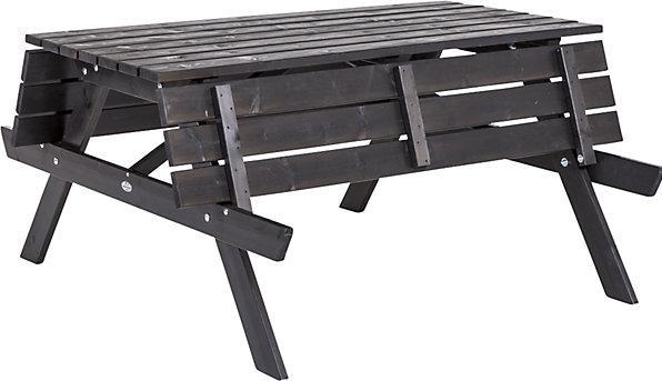 Image du produit kaiserkraft Ensemble table et bancs rectangulaire (150 x 71.50 x 71.50 cm)