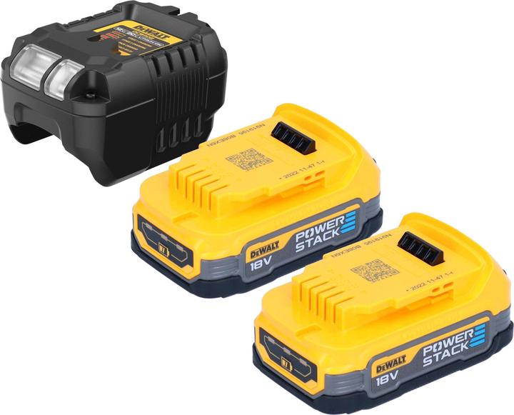 Produktbild DeWalt DCGG 571 E2K Akku Fettpresse 18 V + 2x Powerstack Akku 1,7 Ah + Ladegerät
