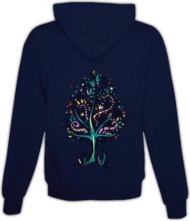 Immagine prodotto Schwesternuhr Felpa con cappuccio Albero colorato unisex (XXL)