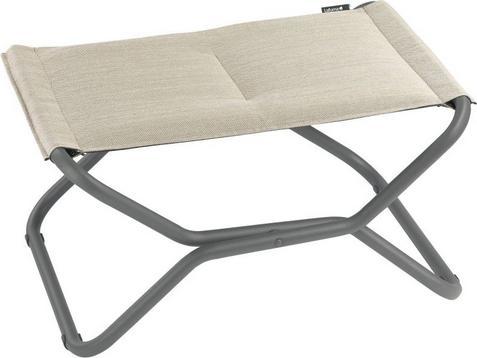 Image du produit Lafuma Bayanne Repose-pieds Mobilier Hedona Latte (beige) pieds titane (66.5 x 35 cm)