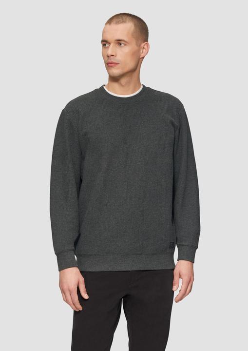 Produktbild S.Oliver Sweatshirt Sweatshirt aus Jacquard in Strick-Optik (3XL)