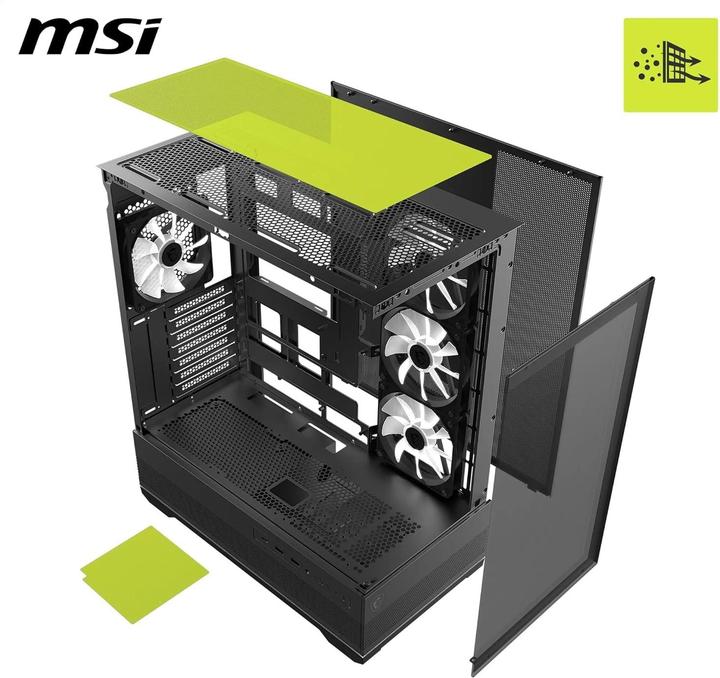 Actual product image MSI GEH Midi MAG PANO 110R PZ (ATX, mATX, Mini-ITX)