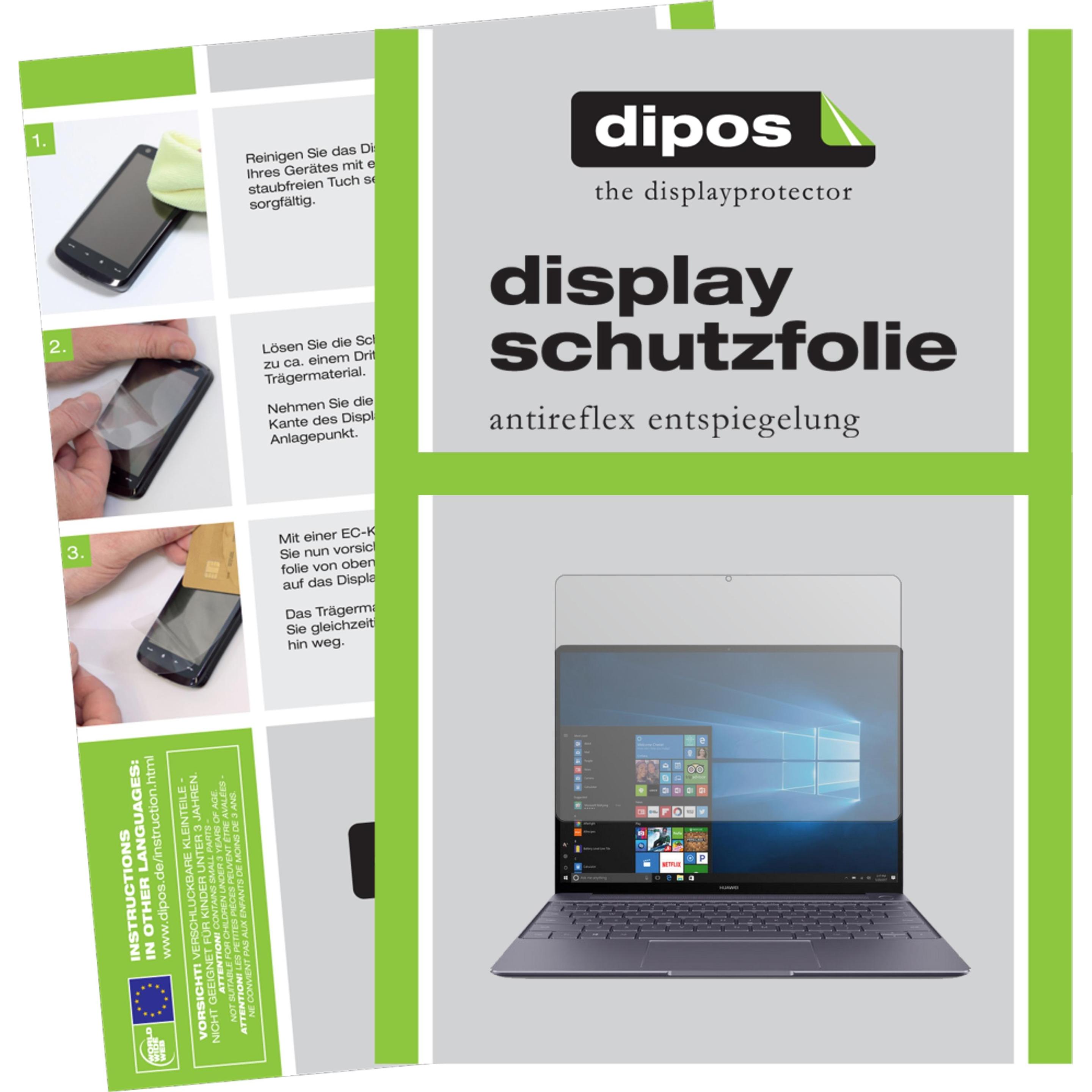 Dipos Displayschutzfolie Antireflex (12", 3 : 2), Notebook Schutzfolie