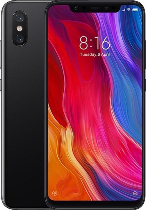 Produktbild Xiaomi Mi 8 (64 GB, Black, 6.21", Dual SIM, 4G)