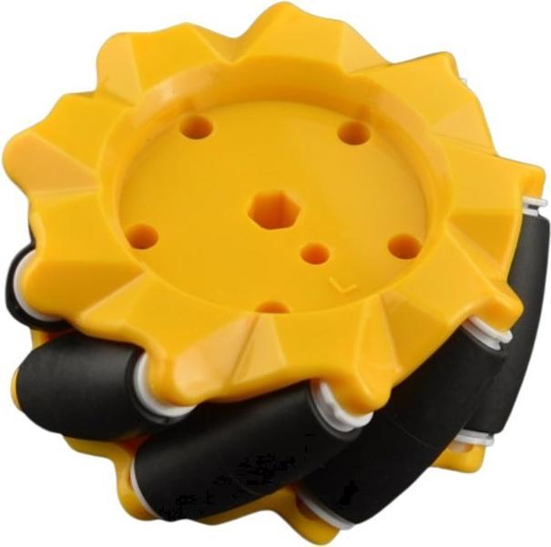 Actual product image DFRobot Counterclockwise 80mm Mecanum Omni Wheel