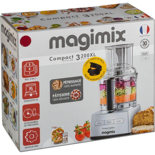 Magimix Compact C.S. 3200 XL + Zitruspresse Rouge