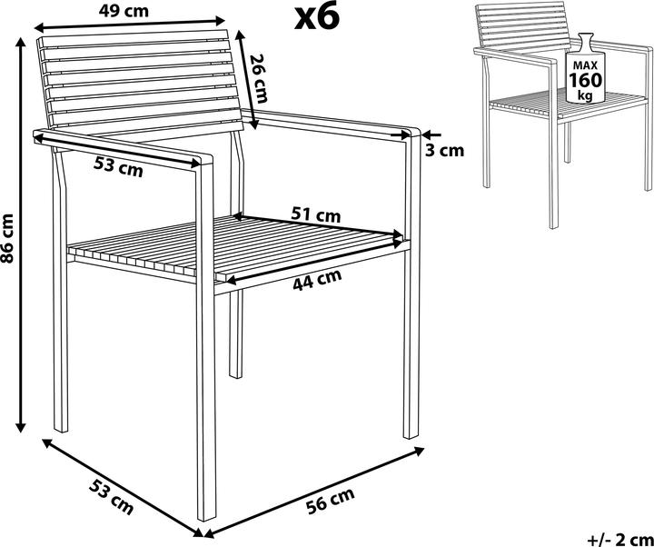 Produktbild Beliani Viareggio