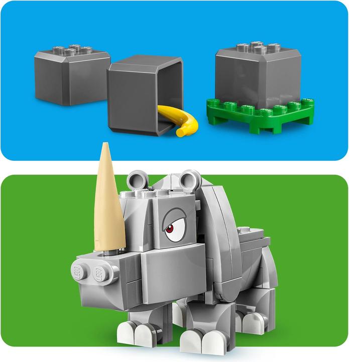 Actual product image LEGO Rambi the Rhino - Extension Set (71420, LEGO Super Mario)