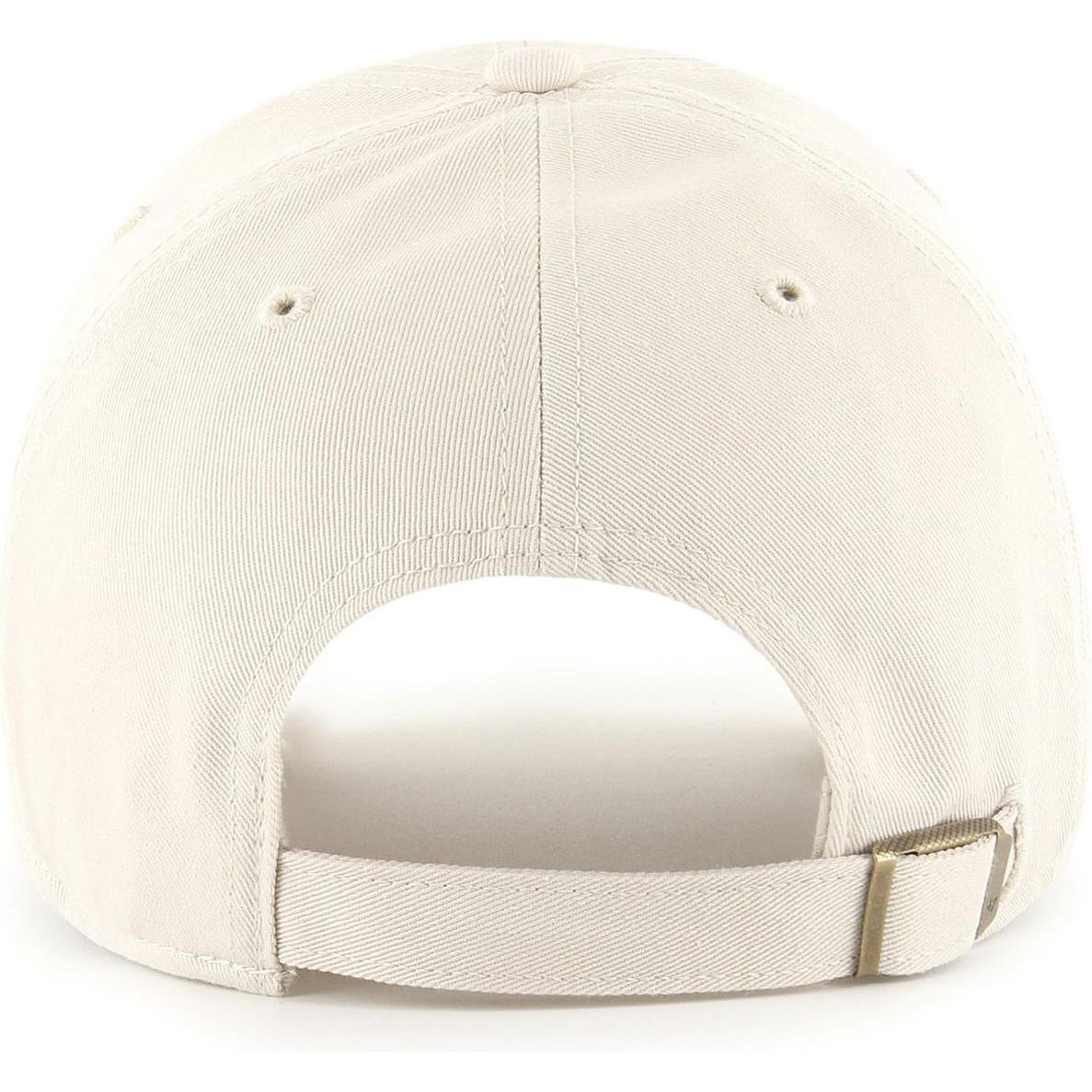 Thumbnail - 47 Brand, Herren, Cap, Strapback Clean Up New York Yankees Bone, Beige