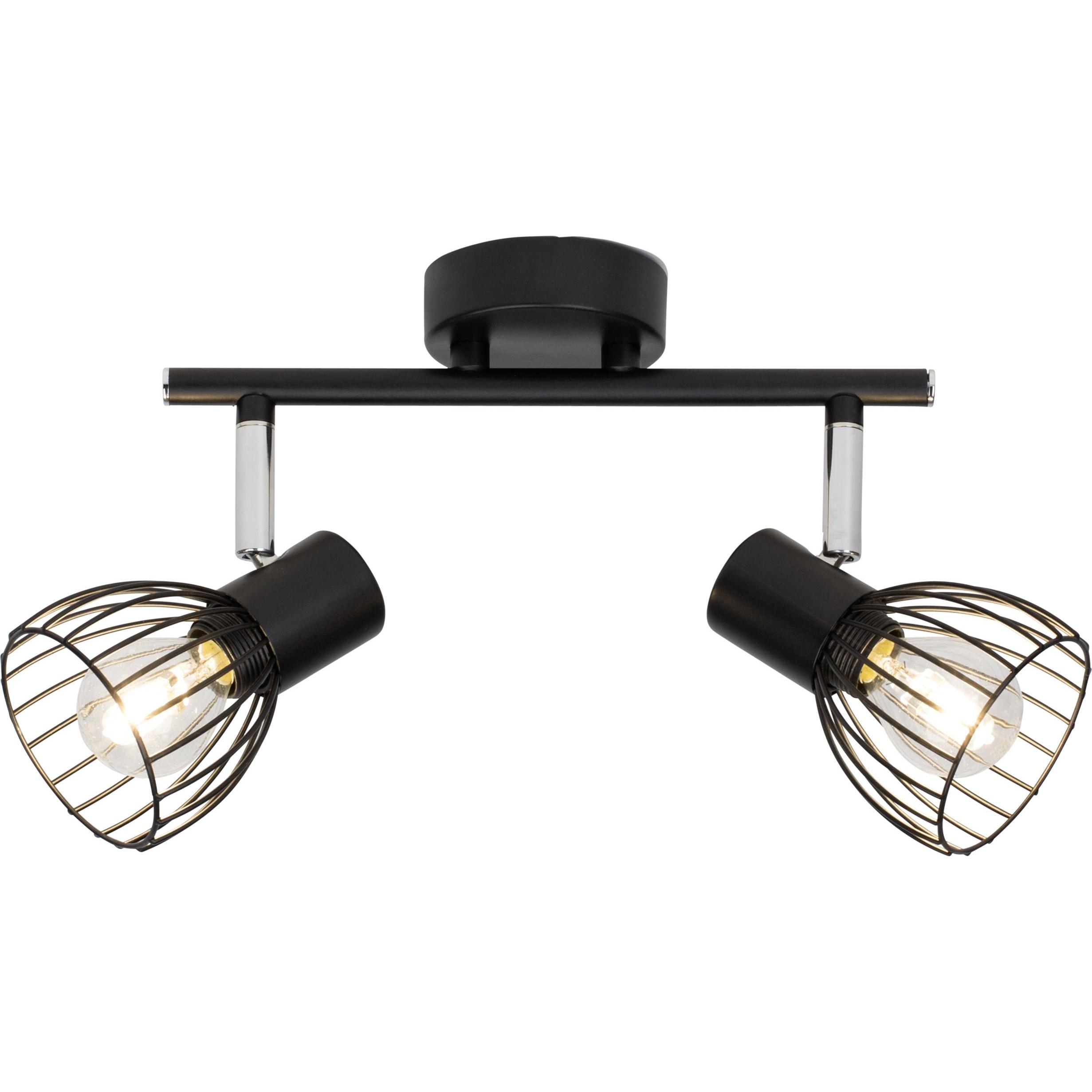 Brilliant, Wandleuchte + Deckenleuchte, Blacky (E14)