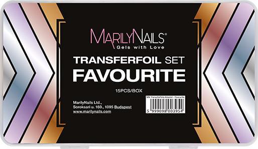 Marily Nails Transfer Folie Set – Favourite (Nagellacktrockner)