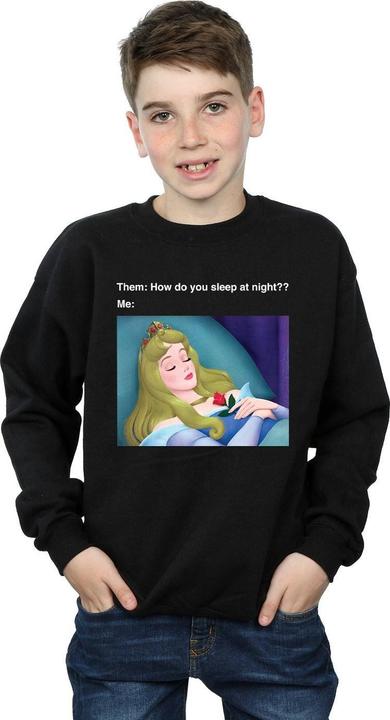 Actual product image Disney Boys Sleeping Beauty Meme Sweatshirt (116)