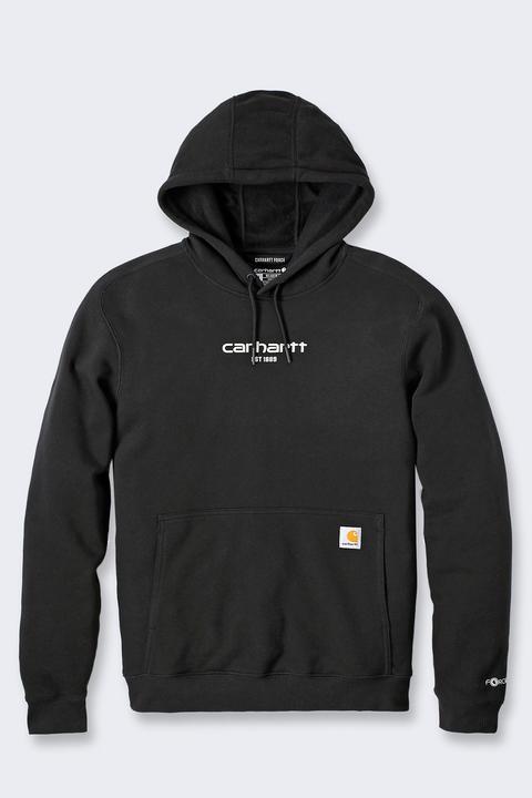 Carhartt Leichtes Force-Logo-Sweatshirt in Schwarz (L)