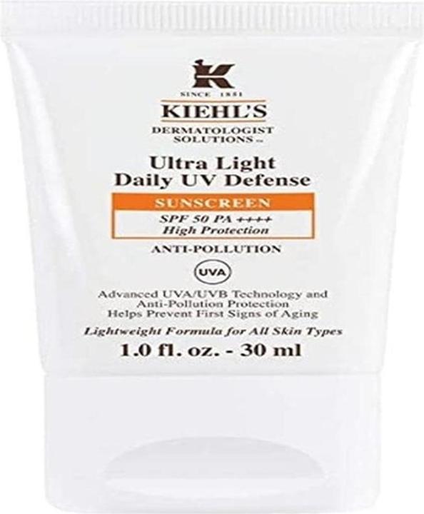 Image du produit Kiehl's Ultra Light Daily UV Defense SPF50 (Crème solaire, SPF 50, 30 ml, 52 g)
