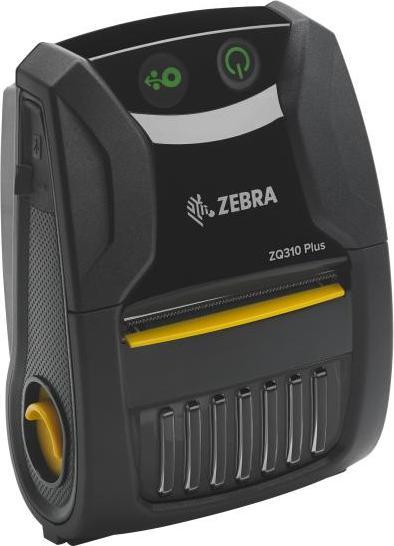 Produktbild Zebra ZQ310 Plus Indoor TD(203dpi), BT, WLAN, NFC, Mobildrucker, USB-C, Etikettensensor, Black Mark (203 dpi)