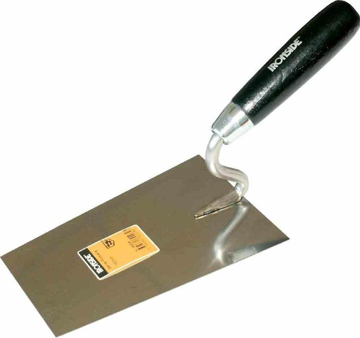 Actual product image Ironside 160216 Plasterer's trowel, stainless, curved180mm curved neck (18 cm)
