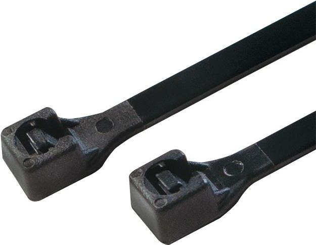 Actual product image LogiLink Cable tie 100 pieces, length: 500 mm, thickness: 4,4 mm, black (Plastic cable ties, 500 mm, 100 pcs.)