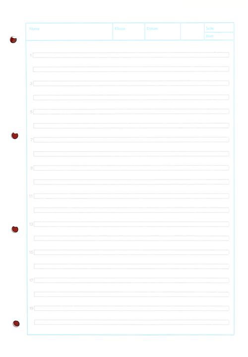 Image du produit Oxford Bloc de feuilles de travail, A4, linéature 3 (A4, Couverture rigide)