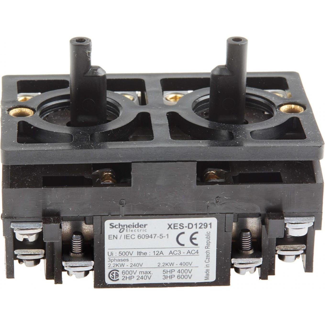 Schneider Electric Interruttore di fine corsa Blocco interruttori ausiliari XESD1291, Pulsante + Interruttore