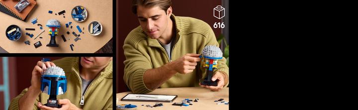 Actual product image LEGO Jango Fett™ helmet (75408, LEGO Star Wars)