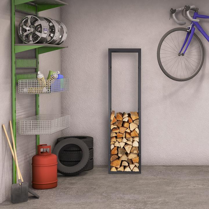 Produktbild Relaxdays Kaminholzregal (44.5 x 30 x 170 cm)