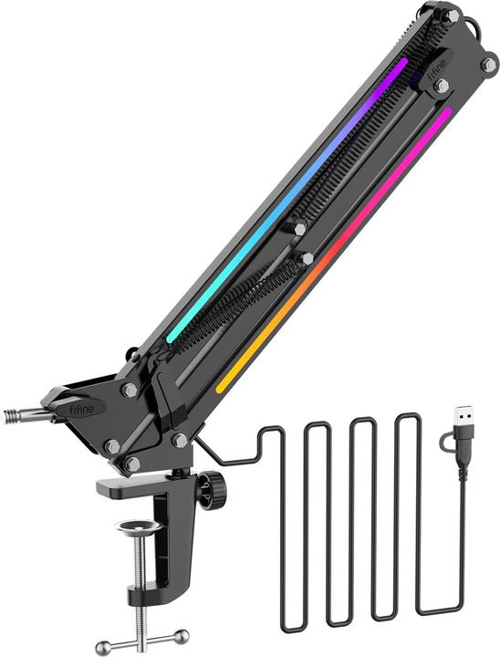 Actual product image Fifine BM38 RGB Boom Mikrofonarm