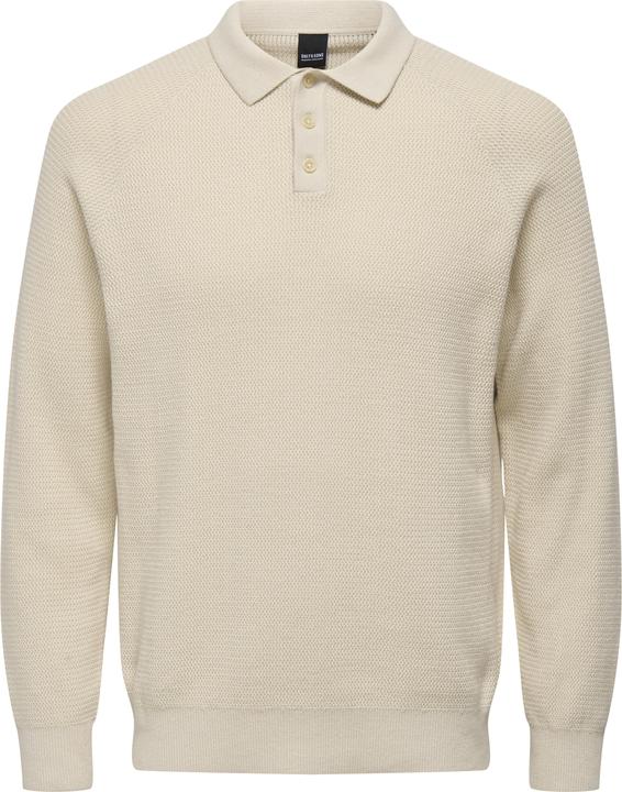 Produktbild Only & Sons Onsjames Polo Ls Pullover Knt (M)