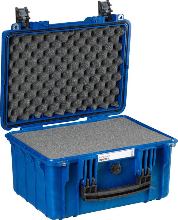 Immagine prodotto Explorer Cases Valigia per esterni 3823HL.N blu navy con schiuma pick & pluck (L x A) (Zaino per fotocamera, 23.60 l)