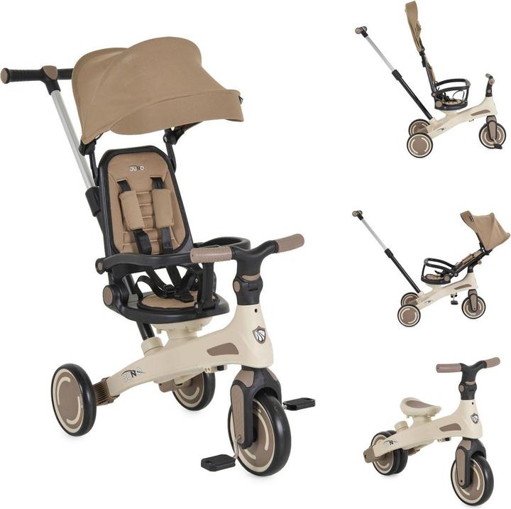 Produktbild Byox Juno braunes Dreirad mit Schiebegriff