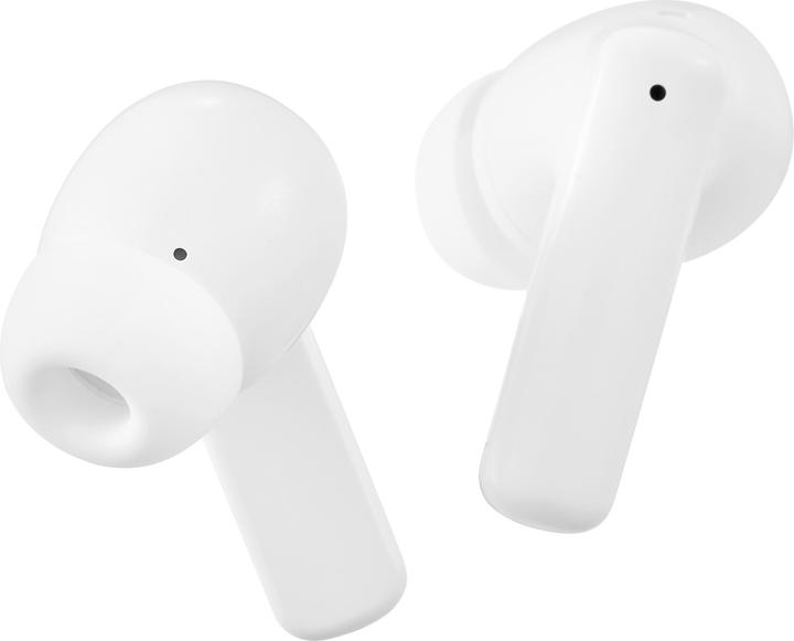 Actual product image Streetz T600 TWS earphones with LCD, ANC and ENC, white (ANC, 5 h, Wireless)