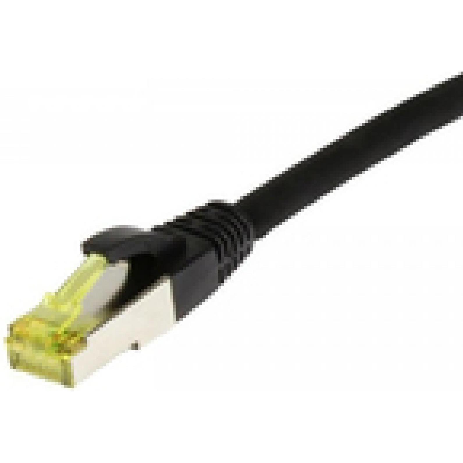 Synergy 21 Patchkabel RJ45, CAT6A 500Mhz,10m, schwarz, S-STP(S/FTP), TPE/LSZH(Ultraflex), AWG26, mitCat.7 Rohka (S/FTP, ...