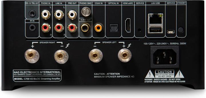 Produktbild NAD C700v2 (zwart)