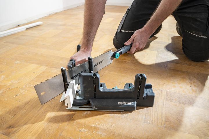 Produktbild wolfcraft Schmiege- und Gehrungsschneidlade