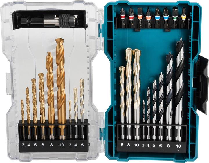 Productafbeelding Makita Bitset 27 st. (Cross Phillips PH, Kruis Pozidriv PZ)