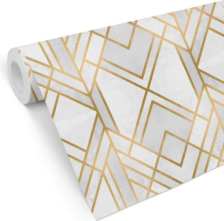 Produktbild Trenddeko Art-Deco: Goldene Geometrie