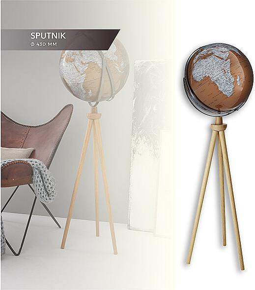 Actual product image emform Standing globe Sputnik 43 bronze/silver (43 cm)