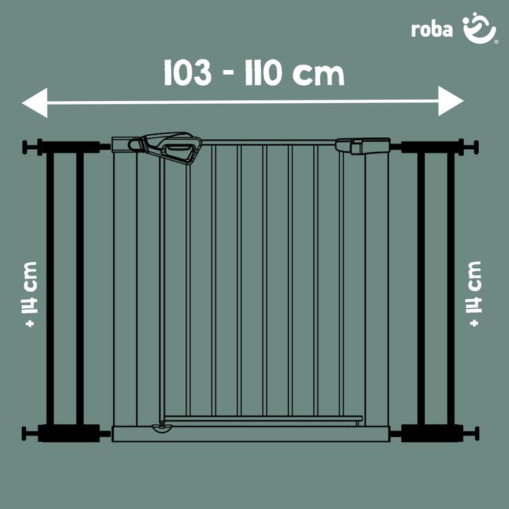 Produktbild Roba Anbauteil Metall 14 cm
