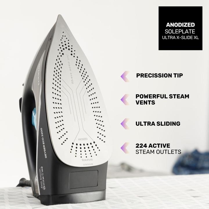 Actual product image Taurus Steam Iron Geyser ECO 3200 (220 g/min)