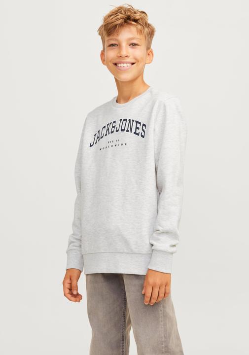 Actual product image Jack & Jones Jjecaleb Varsity Sweat Crew Neck Sn Jnr (176)