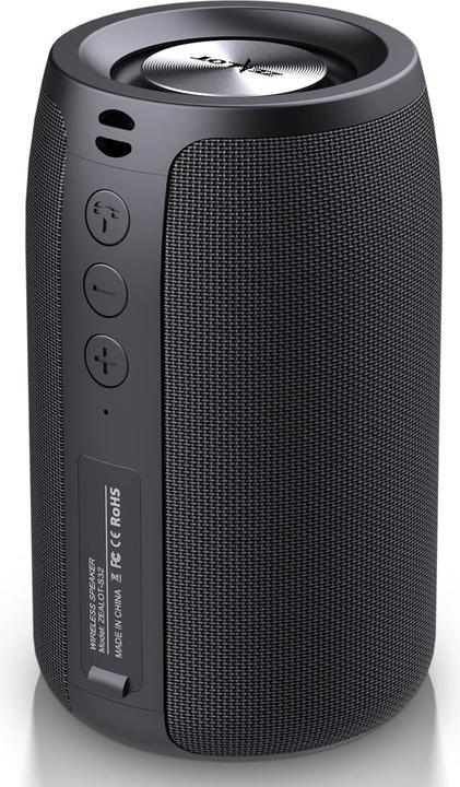 Image du produit Zealot Bluetooth-Lautsprecher S32 mit IPX5 und 12h Spielzeit (12 h, Fonctionnement sur batterie)