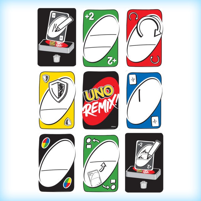 Image du produit Mattel Games Uno Remix - jeu de cartes personnalisable (Anglais)