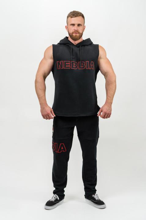 Immagine prodotto Nebbia Sleeveless Hoodie Sweatshirt Iron Beast 710 - black (XL)