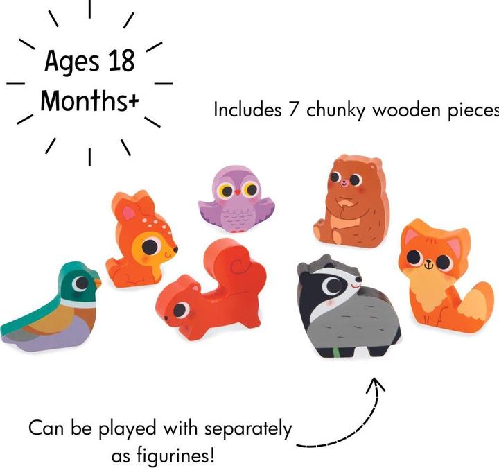 Immagine prodotto Janod Puzzle a pezzi La Foret (7 pezzi)