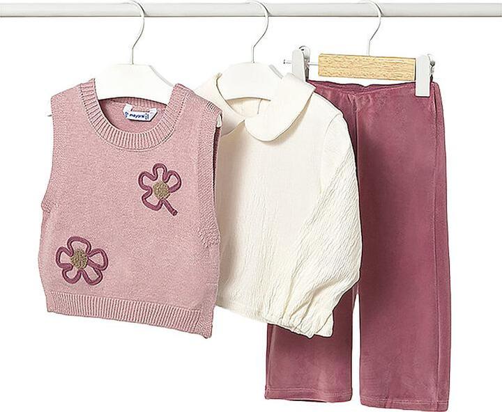 Produktbild MAYORAL Set 3-teillig Pullunder, Langarmshirt (80)