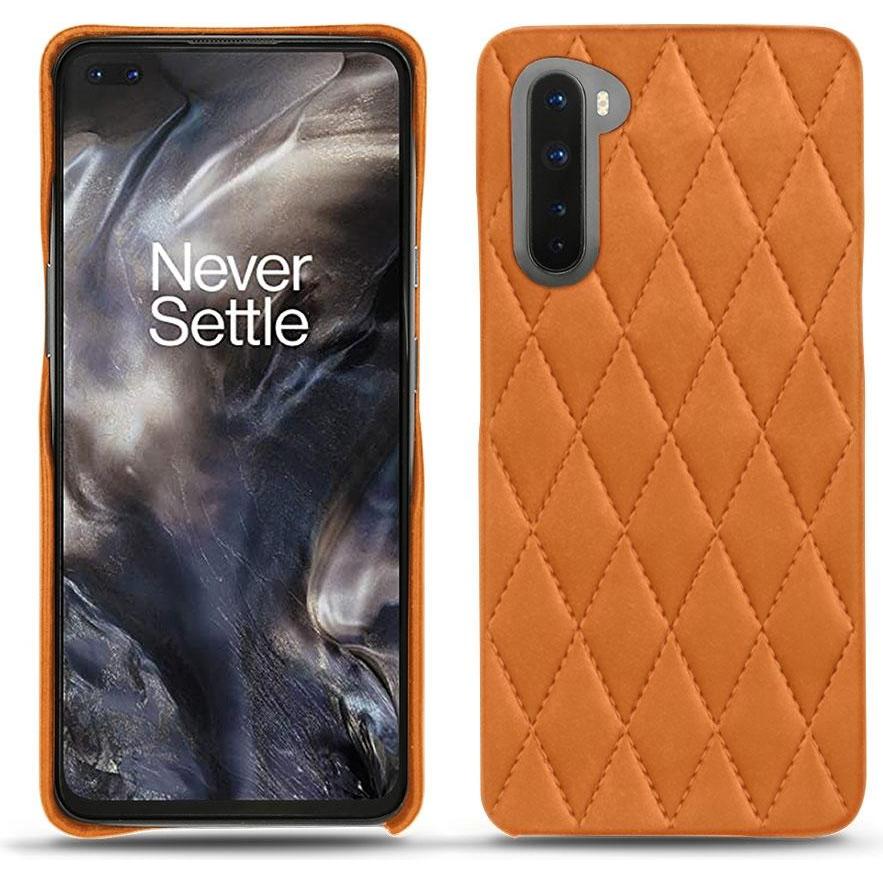 Thumbnail - Noreve Lederschutzhülle (OnePlus Nord), Smartphone Hülle, Orange