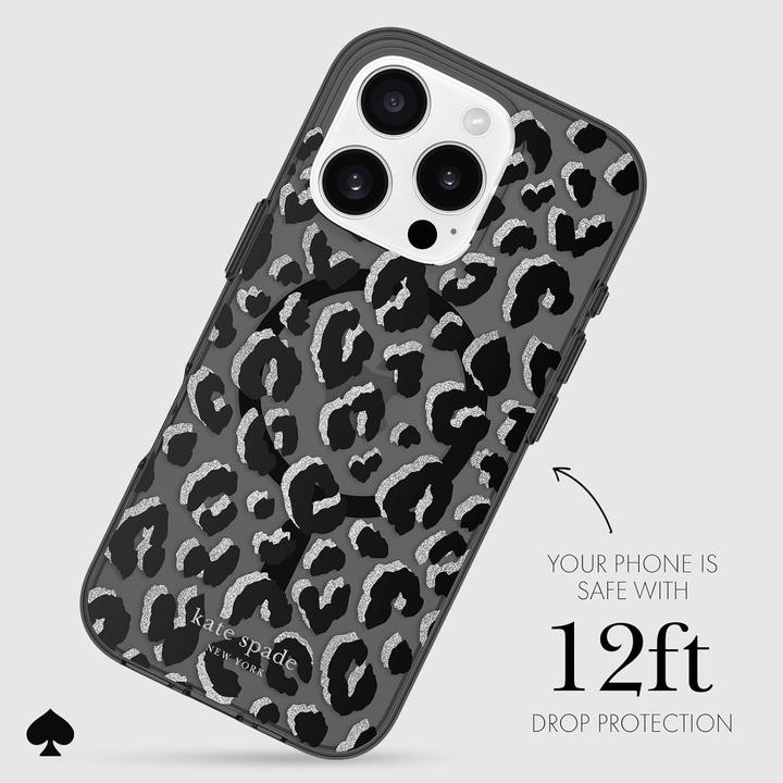 Image du produit Kate Spade Protective MagSafe - Étui pour iPhone 16 Pro (City Leopard) (Apple iPhone 16 Pro)