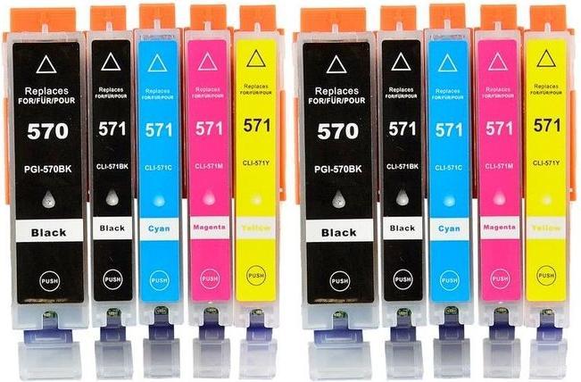 Immagine prodotto Hermex Cartuccia d'inchiostro XL compatibile per Canon PIXMA TS5050 (M, Y, PGBK, FC, C)