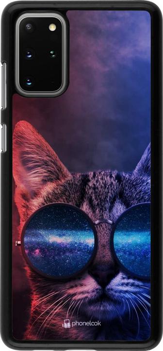 Produktbild PhoneLook Hülle Red Blue Cat Glasses (Samsung Galaxy S20+)